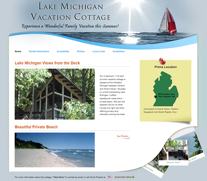 Vacation Rental Website Design
